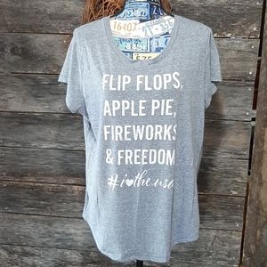 Cute summer top 4th july